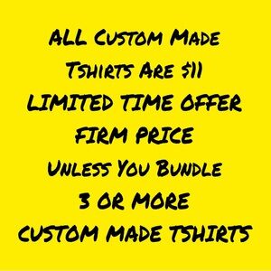 Tshirt sale